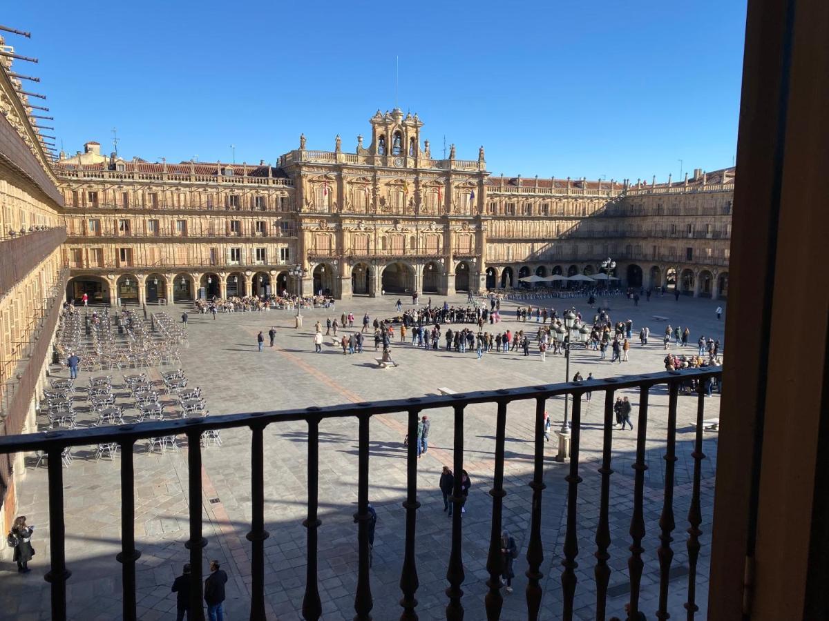Apartamento Plaza Mayor Salamanca Con 2 Balcones A La Misma Plaza Mayor Eksteriør billede