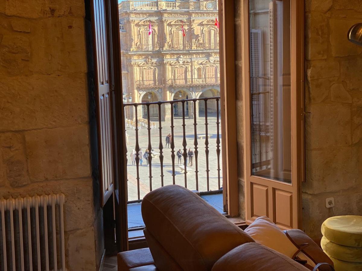 Apartamento Plaza Mayor Salamanca Con 2 Balcones A La Misma Plaza Mayor Eksteriør billede